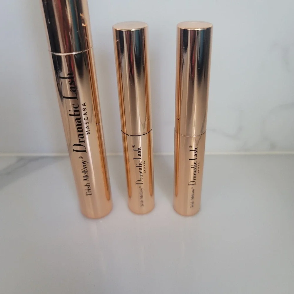 3 Trish McEvoy Dramatic Lash Mascara New‎ No box 1 Full Size 2 Sample Trial Lot